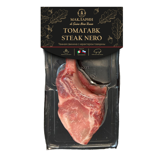 Стейк из свинины "Тамогавк STEAK NERO", вес.