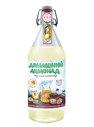 Напиток безалкогольный с соком «Домашний лимонад лимон-мед» 1,0 л.