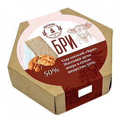 Сыр мягкий «Бри» из коровьего молока 120 гр.